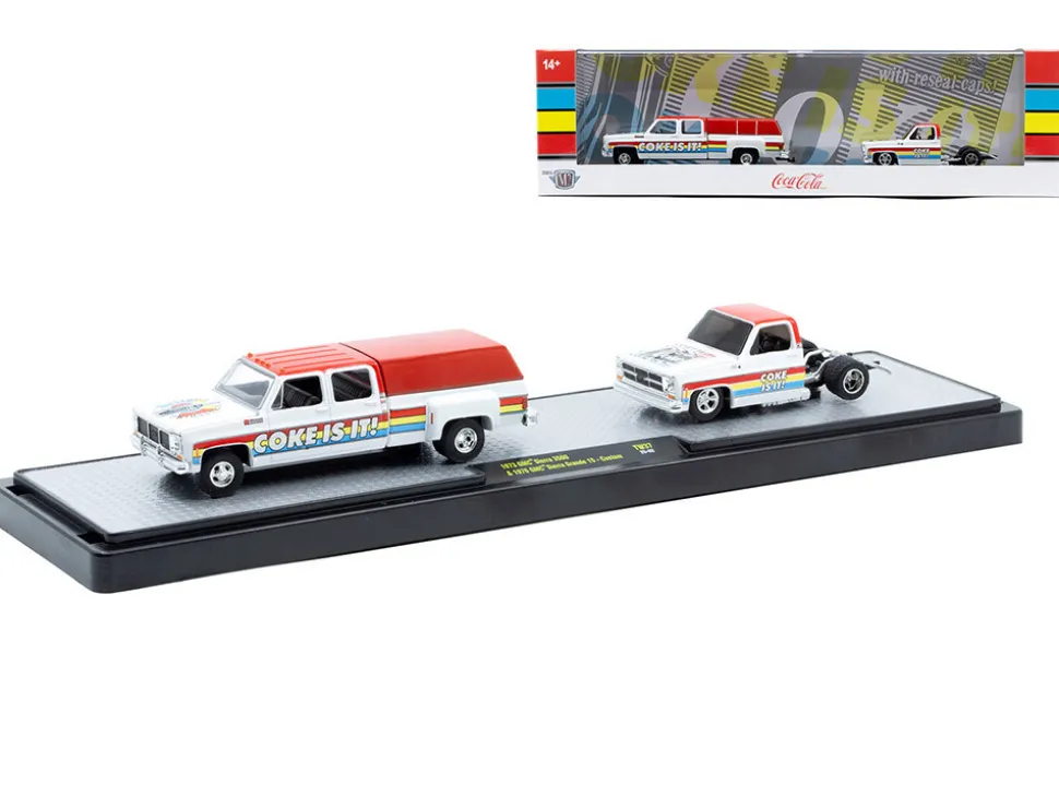 Auto Haulers "Soda" Set of 3 pieces Release 37 Limited Edition to 6000 pieces Worldwide 1/64 Diecast Models by M2 Machines