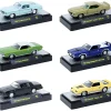 Auto Meets Set of 6 Cars IN DISPLAY CASES Release 95 Limited Edition 1/64 Diecast Model Cars by M2 Machines