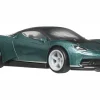 Automobili Pininfarina Battista Green Metallic with Black Top "Euro Speed" Series Diecast Model Car by Hot Wheels