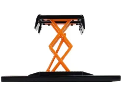 Automotive Double Scissor Lift Black and Orange