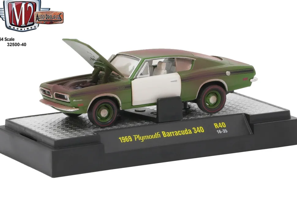 Auto Projects 6 Piece Set Release 40 IN DISPLAY CASES 1/64 Diecast Model Cars M2 Machines 32500-40
