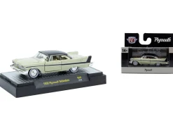 Auto-Thentics 6 piece Set Release 99 IN DISPLAY CASES Limited Edition 1/64 Diecast Model Cars by M2 Machines