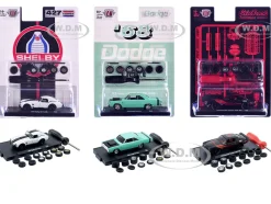 Auto Wheels 3 piece Car Set Release 14 Limited Edition to 2368 pieces Worldwide 1/64 Diecast Model Cars by M2 Machines