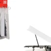 3-Axle Dump Trailer White 1/87 (HO) Plastic Model by Promotex