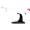 BAC Concorde Passenger Aircraft British Airways 1/350 Diecast Model Airplane Postage Stamp PS5800-2
