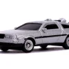 Back to the Future Time Machine 3 piece Set Nano Hollywood Rides Diecast Models Jada 31583