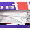 BAe/Aerospatiale Concorde Commercial Aircraft "British Airways" White "Best of British" Series Diecast Model by Corgi