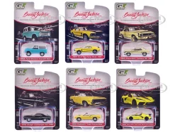 Barrett-Jackson Series 15 Set of 6 Cars 1/64 Diecast Model Cars by Greenlight