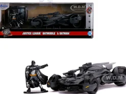 2017 Batmobile Diecast Batman Figurine Justice League 2017 Movie DC Comics Hollywood Rides Series 1/32 Diecast Model Car Jada 31706