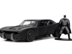 Batmobile Matt Black Batman Diecast Figurine The Batman 2022 Movie DC Comics 1/32 Diecast Model Car Jada 32042