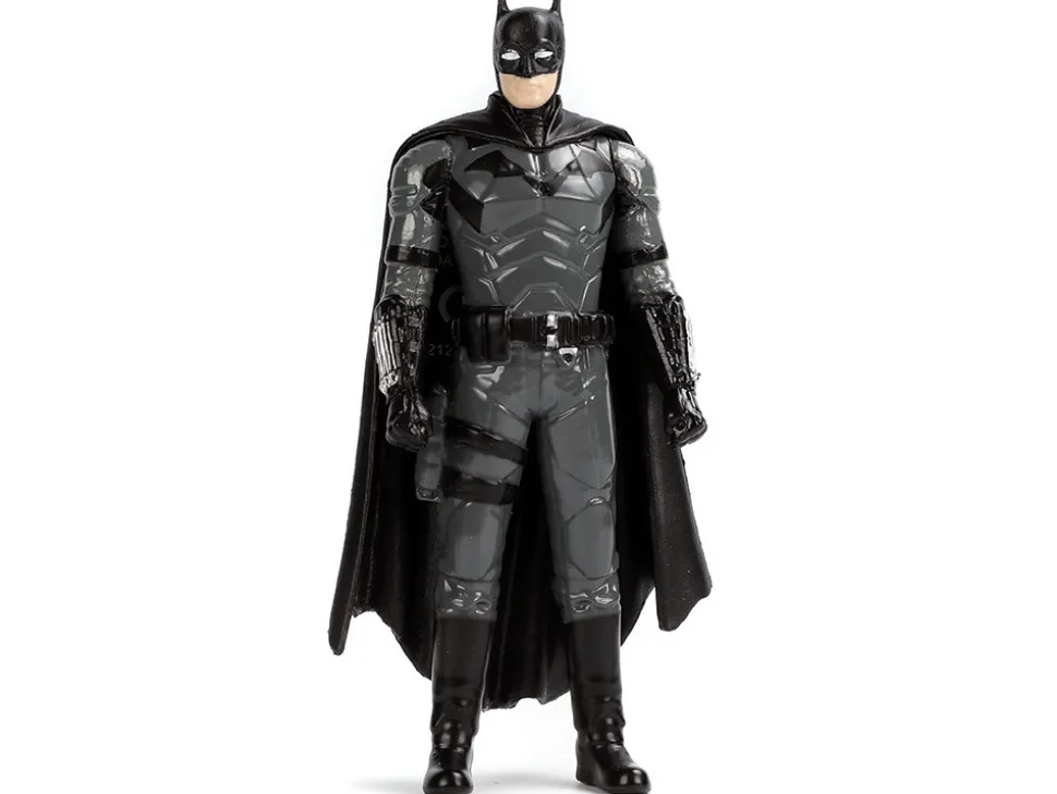 Batmobile Matt Black with Lights Batman Diecast Figurine The Batman 2022 Movie DC Comics 1/18 Diecast Model Car Jada 32504