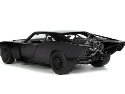 Batmobile Matt Black with Lights Batman Diecast Figurine The Batman 2022 Movie DC Comics 1/18 Diecast Model Car Jada 32504