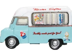 Bedford CA Ice Cream Van "Mister Softee" Light Blue with White Top 1/148 (N) Scale Diecast Model Car by Oxford Diecast