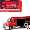 Beverage Delivery Truck Coca Cola Handcart 4 Bottle Cases 1/50 Diecast Model Motor City Classics 450060