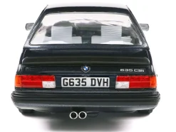 1984 BMW 635 CSI (E24) Macau Blue Metallic with White Interior 1/18 Diecast Model Car by Solido
