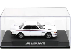 1975 BMW 3.0 CSL White with Red and Blue Stripes 