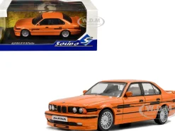 1994 BMW E34 Alpina B10 BiTurbo Orange Metallic with Black Stripes 1/43 Diecast Model Car by Solido
