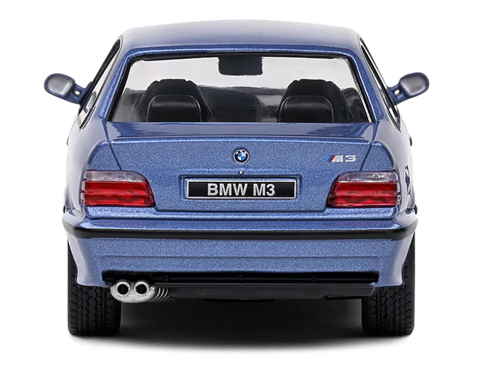 1999 BMW E36 M3 Coupe Estoril Blue Metallic 1/43 Diecast Model Car by Solido