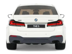 2023 BMW 545e xDrive M Sport Alpine White 1/18 Model Car by GT Spirit