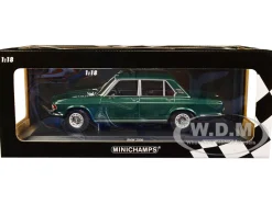 1968 BMW 2500 Green Metallic Limited Edition 504 pieces Worldwide 1/18 Diecast Model Car Minichamps 155029201