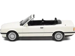 1991 BMW 325i Cabriolet Alpine White 1/18 Diecast Model Car by Norev