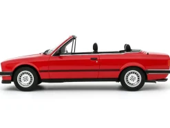1986 BMW 325i Convertible Bright Red Limited Edition to 2000 pieces Worldwide 1/18 Model Car by Otto Mobile