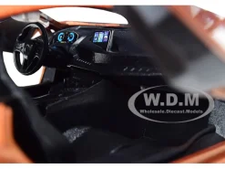 2018 BMW i8 Coupe Metallic Orange Black Top 1/24 Diecast Model Car Motormax 79359