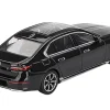 BMW i7 xDrive60 Black Sapphire Limited Edition 1/64 Diecast Model Car by Mini GT