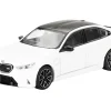 BMW M5 Alpine White with Carbon Top Limited Edition 1/64 Diecast Model Car by Mini GT