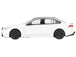 BMW M5 Alpine White with Carbon Top Limited Edition 1/64 Diecast Model Car by Mini GT