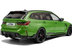 2024 BMW M3 Competition M xDrive Touring Green Metallic with Black Top 1/18 Diecast Model Car by Solido