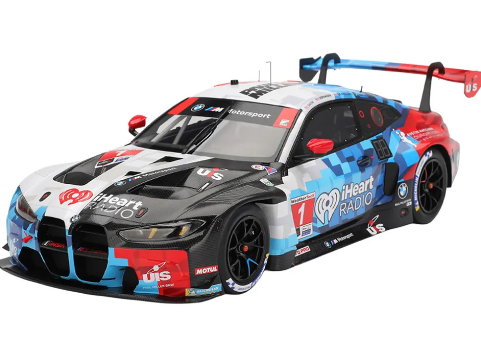 BMW M4 GT3 EVO #1 Connor De Phillippi - Madison Snow - Neil Verhagen - Kelvin van der Linde "Paul Miller Racing" IMSA "24 Hours of Daytona" (2025) 1/18 Model Car by Top Speed