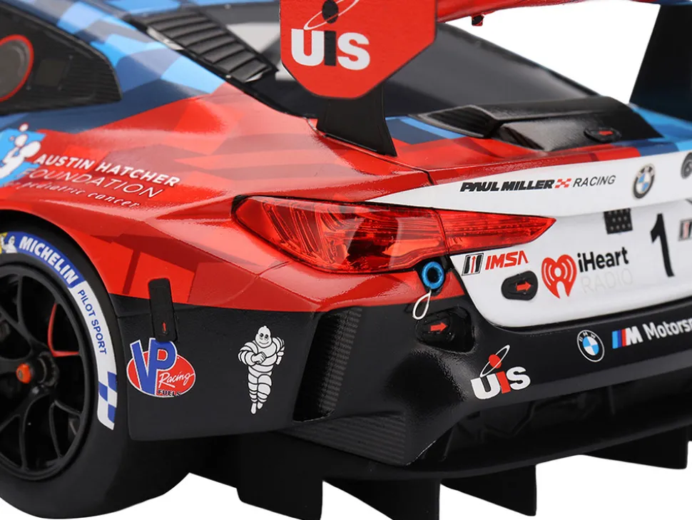 BMW M4 GT3 EVO #1 Connor De Phillippi - Madison Snow - Neil Verhagen - Kelvin van der Linde "Paul Miller Racing" IMSA "24 Hours of Daytona" (2025) 1/18 Model Car by Top Speed