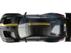 BMW M4 GT3 Matt Black with Gold Stripes "Midnight Eclipse" Series 1/24 Diecast Model Car by Motormax