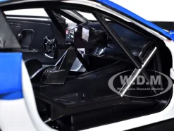 BMW M4 GT3 #1 White with Black, Blue and Red Graphics 