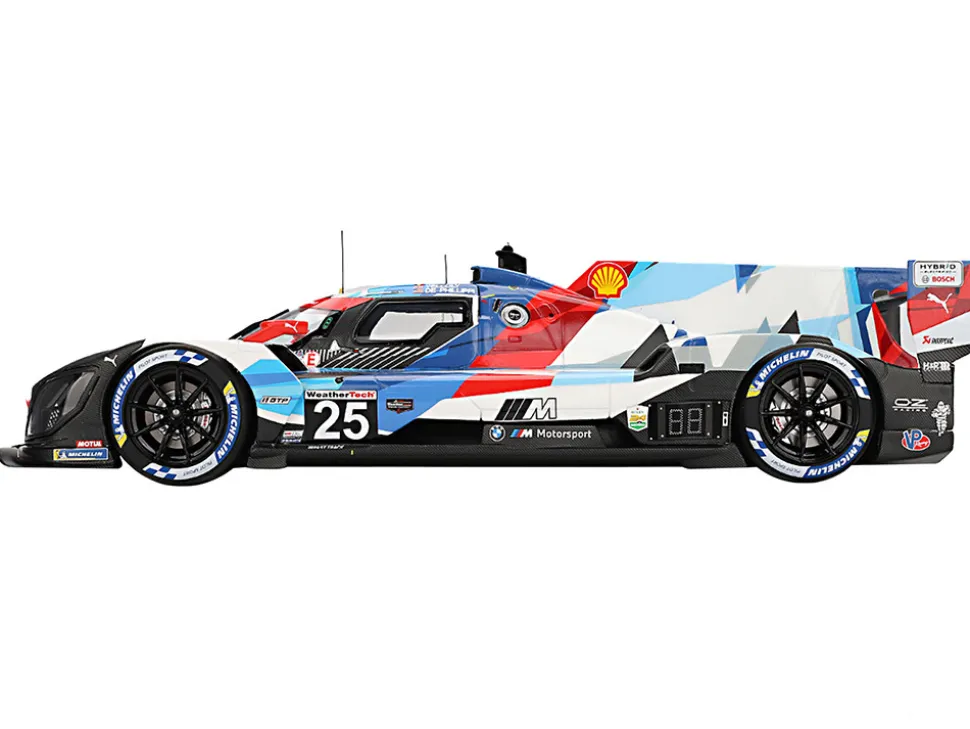 BMW M Hybrid V8 GTP #25 Connor De Phillippi - Maxime Martin - Rene Rast - Nick Yelloly "BMW M Team RLL" "24 Hours of Daytona" (2024) 1/18 Model Car by Top Speed