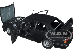 1987 BMW M3 Street Black Metallic 1/18 Diecast Model Car Minichamps 180020306