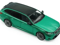 2024 BMW M5 Touring Isle Of Man Green Metallic with Black Top 1/43 Diecast Model Car by Solido