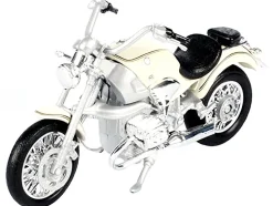 BMW R 1200 C Motorcycle Cream James Bond 007 Tomorrow Never Dies 1997 Movie James Bond Collection Series 1/18 Diecast Model Car Motormax 79845