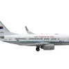 Boeing 737 700 Aircraft Royal Australian Air Force A36 002 White with Blue Stripes Gemini Macs Series 1/400 Diecast Model Airplane GeminiJets GM134