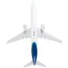 Boeing 737-900 Commercial Aircraft "Alaska Airlines - One World" (N487AS) White with Blue Tail (Snap-Fit) 1/130 Plastic Model by Skymarks