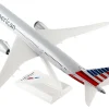 Boeing 787 9 Commercial Aircraft American Airlines N820AL Gray with Blue and Red Tail Snap Fit 1/200 Plastic Model Skymarks SKR936