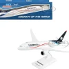 Boeing 787-8 Commercial Aircraft "Aeromexico" White with Blue Tail (Snap-Fit) 1/200 Plastic Model by Skymarks