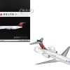 Boeing 717-200 Commercial Aircraft "Delta Air Lines" (N947AT) White with Blue and Red Tail "Gemini 200" Series 1/200 Diecast Model Airplane by GeminiJets