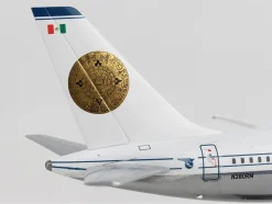 Boeing 757-200 Commercial Aircraft "Mexicana Retro Livery" (N380RM) White with Tail Graphics "Gemini 200" Series 1/200 Diecast Model Airplane by GeminiJets