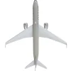 Boeing 777-9 Commercial Aircraft "Qatar Airways" (A7-BKA) Gray with Dark Red Tail Graphics 1/400 Diecast Model Airplane by GeminiJets