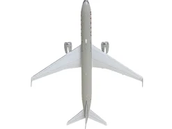 Boeing 777-9 Commercial Aircraft "Qatar Airways" (A7-BKA) Gray with Dark Red Tail Graphics 1/400 Diecast Model Airplane by GeminiJets