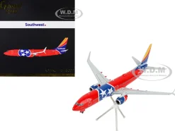 Boeing 737 800 Commercial Aircraft Southwest Airlines Tennessee One Tennessee Flag Livery Gemini 200 Series 1/200 Diecast Model Airplane GeminiJets G2SWA1011