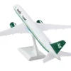 Boeing 787-10 Commercial Aircraft "Saudia Airlines" White with Green and Blue Stripes (Snap-Fit) 1/200 Plastic Model by Skymarks