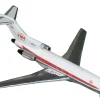 Boeing 727-100 Commercial Aircraft "Trans World Airlines" (N851TW) White with Red Stripes 1/400 Diecast Model Airplane by GeminiJets